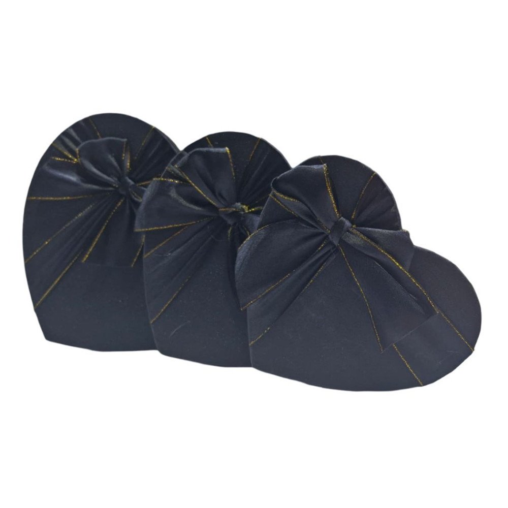 Kalpli K1209 Simli Desenli Hediye Kutusu 3lü