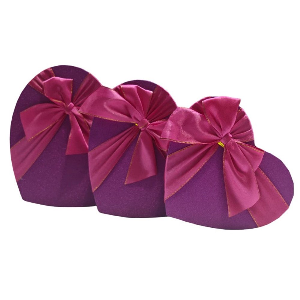 Kalpli K1209 Simli Desenli Hediye Kutusu 3lü