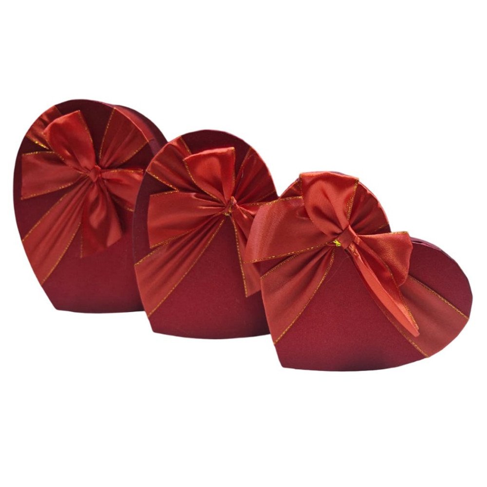 Kalpli K1209 Simli Desenli Hediye Kutusu 3lü