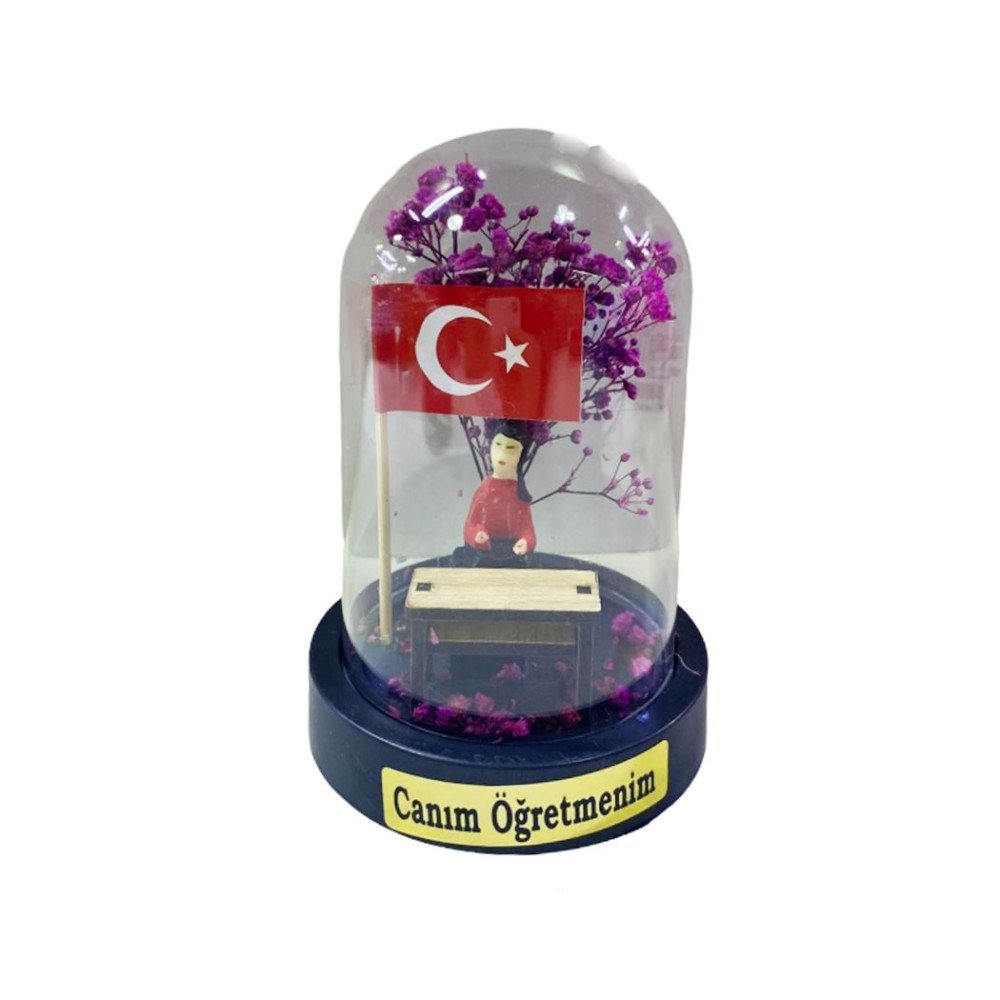 Öğretmenler Günü 9*13 Ters Fanus Bayraklı