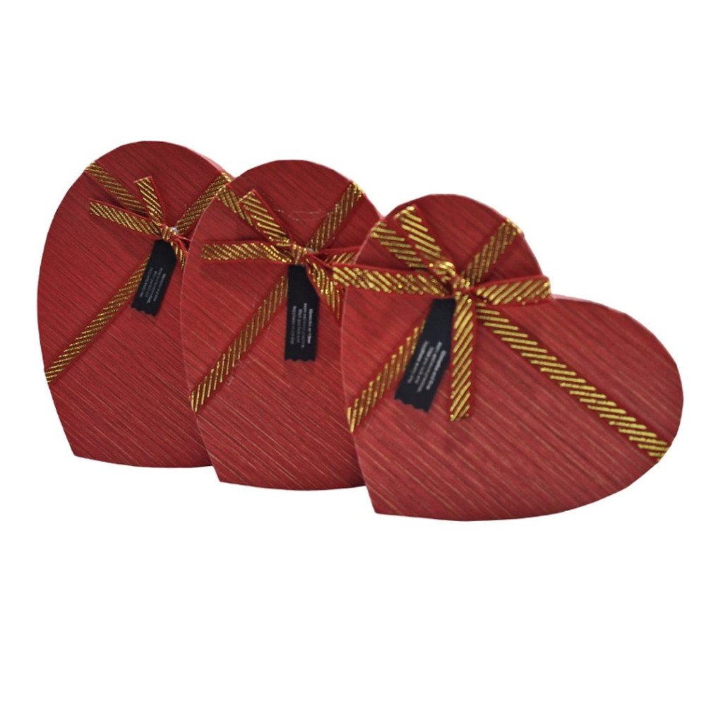 Kalpli K0967 Kırmızı Hediye Kutusu 3lü