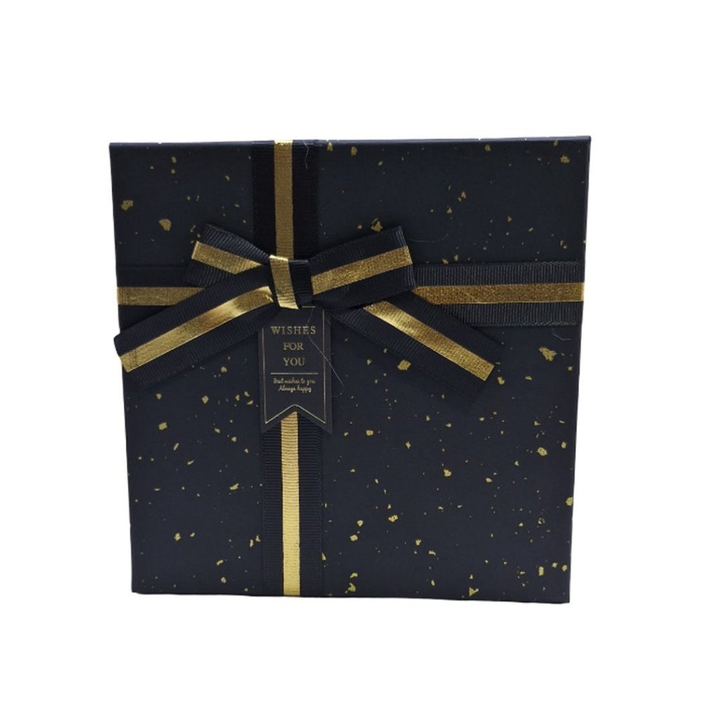 Kare K1148 Desenli Hediye Kutusu 3lü