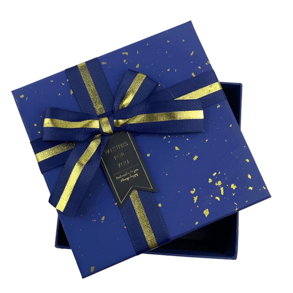 Kare K1148 Desenli Hediye Kutusu 3lü