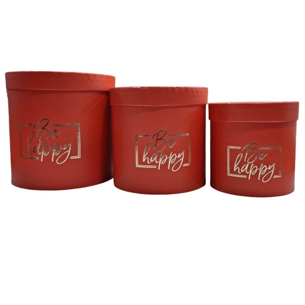 Yuvarlak K8597 Hediye Kutusu 3lü