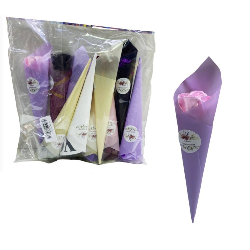 Öğretmenler Günü El İşi Saten Gül 10lu