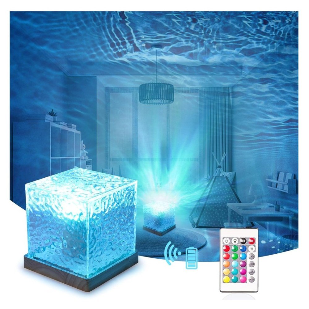 Kutulu Bent204 Ledli Su Desen Masa Lambası