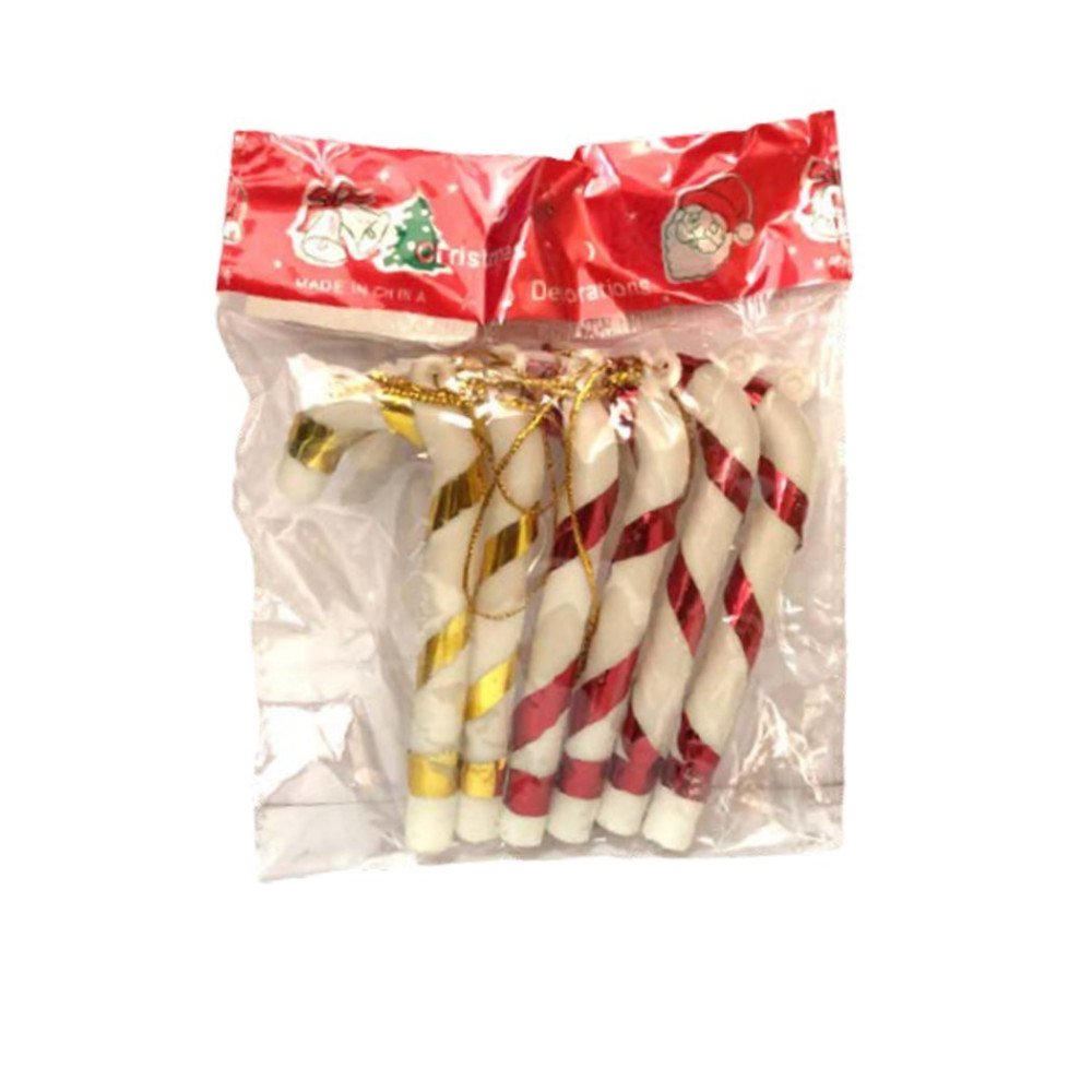 Poşette ADG9041 Baston Şeker Kamışı 6cm 6lı