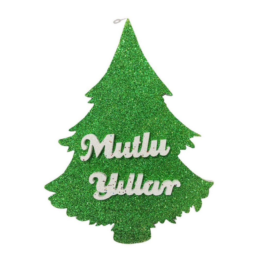 Mutlu Yıllar ADG6533 Ağaç Strafor Yazı 