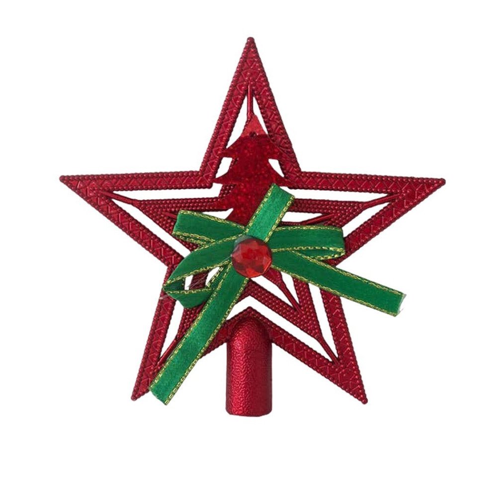 Poşette ADG8011 Kırmızı Yıldız Ağaç Tepesi