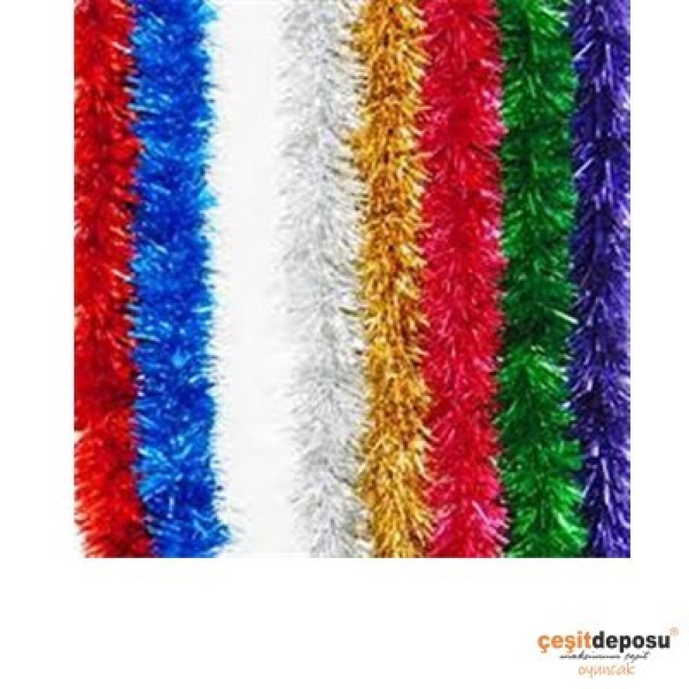 Sim Süs 2mt*6cm Kalın Karma Renk 25li
