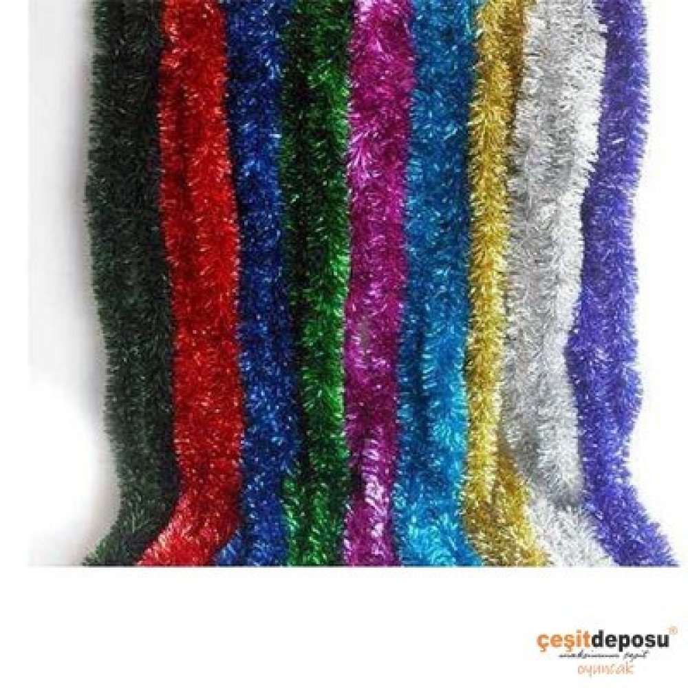 Sim Süs 2mt*6cm Kalın Karma Renk 25li