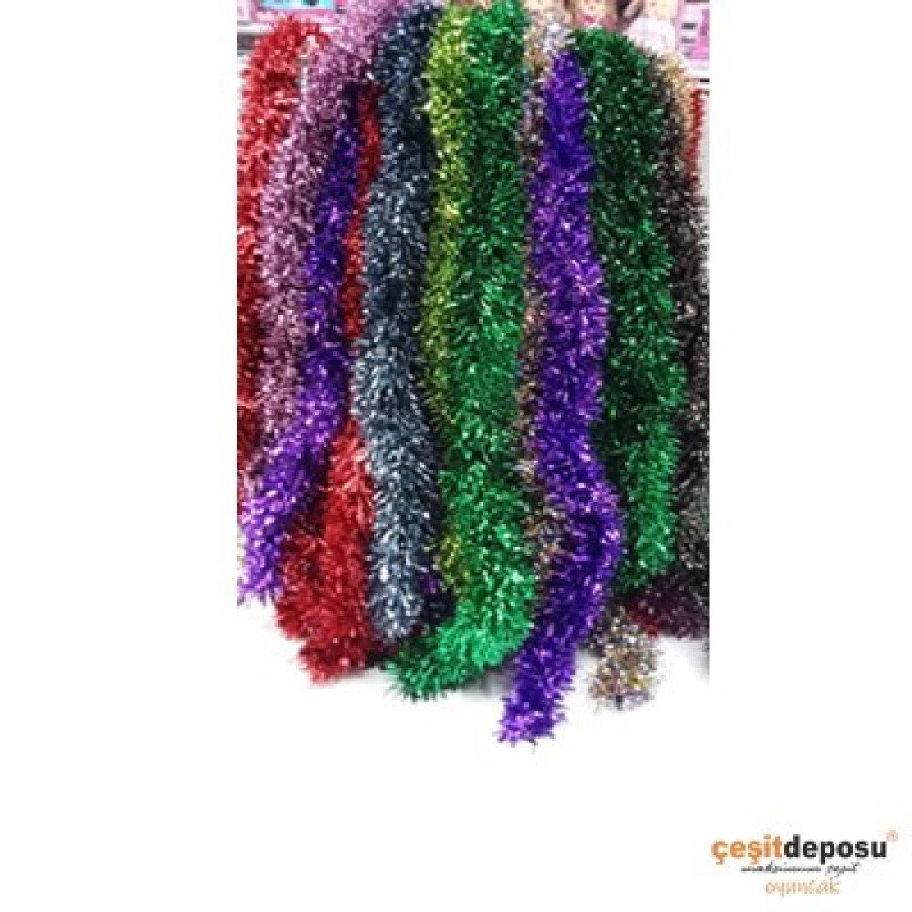 Sim Süs 2mt*6cm Kalın Karma Renk 25li