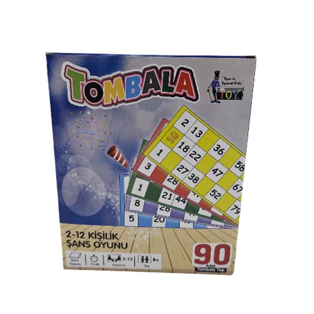 Nostalji 1582 Tombala Oyunu Renkli 