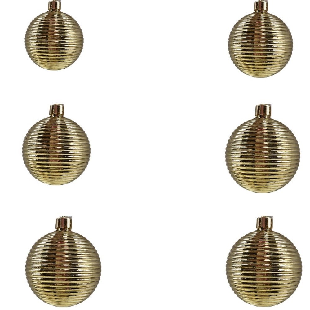 Poşette 2006912-6 Gold Yılbaşı Ağaç Topu 6lı