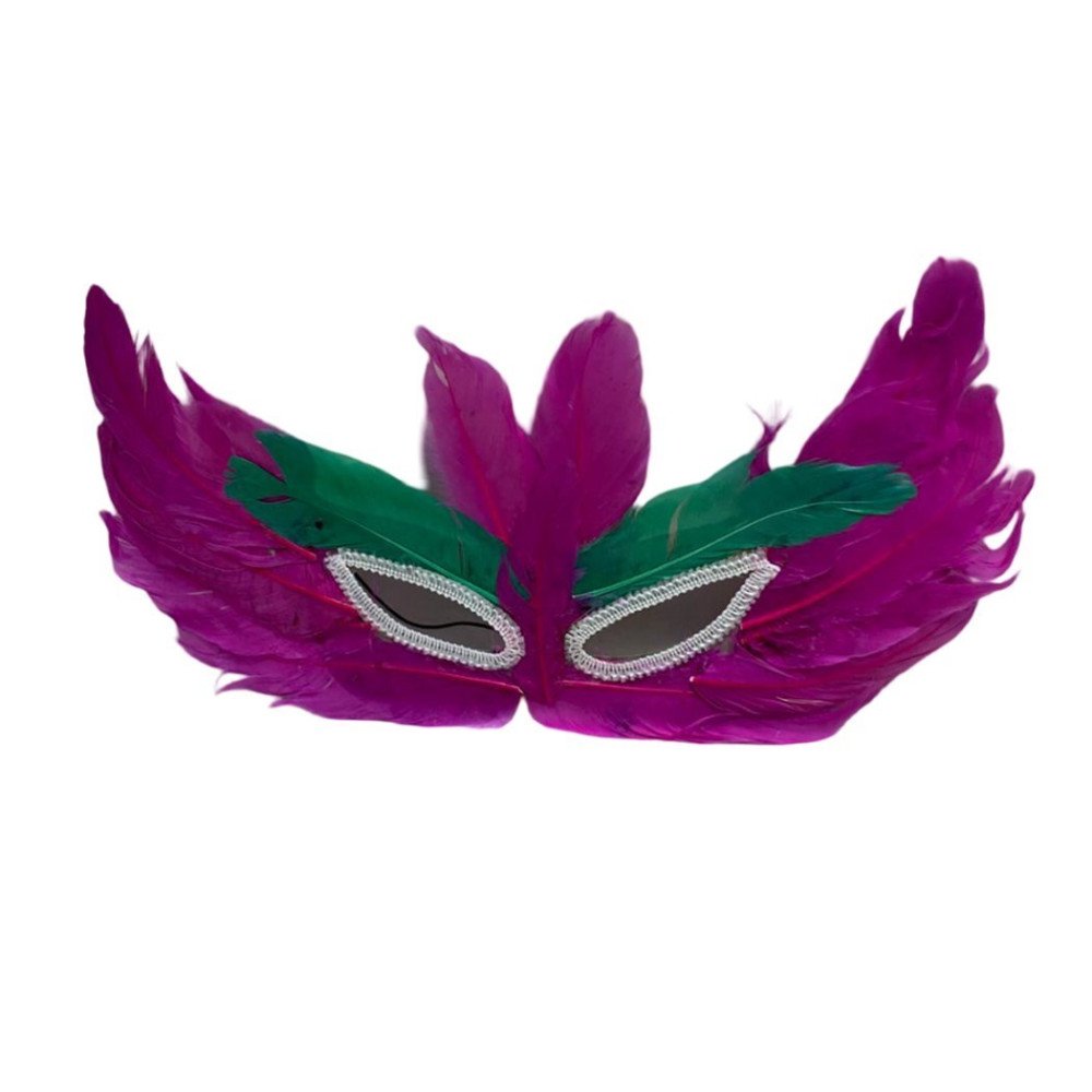 Yılbaşı SU17 Renkli Tüylü Maske 