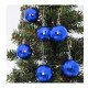 Yılbaşı 20069112 Mavi 5cm Ağaç Topu 6lı