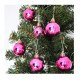 Yılbaşı 20069097 Fuşya 4cm Ağaç Topu 6lı