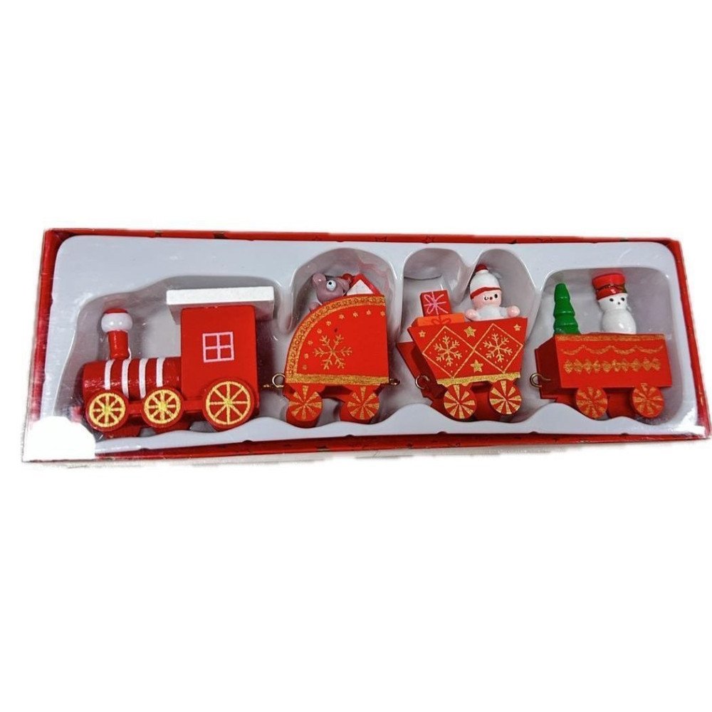 Yılbaşı 200680124 Ahşap Yılbaşı Tren 