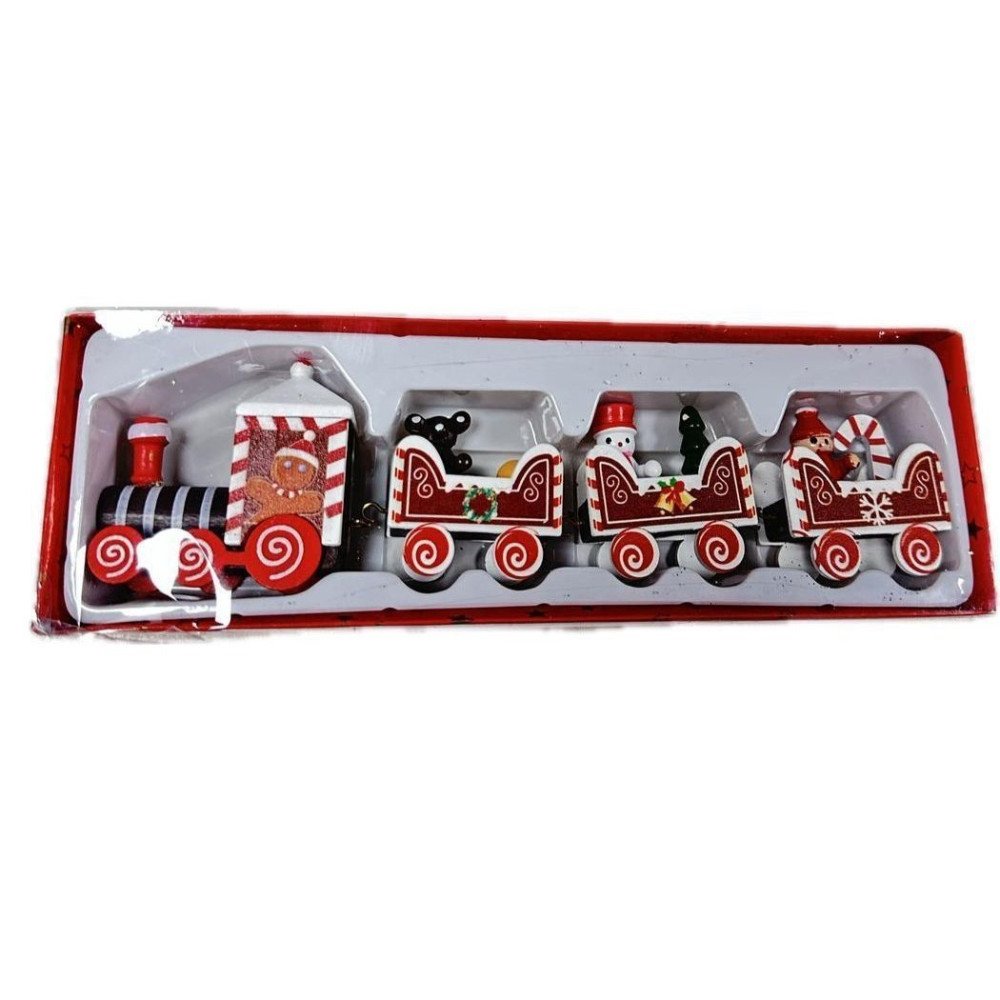 Yılbaşı 200680124 Ahşap Yılbaşı Tren 