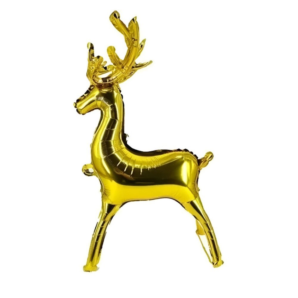 Yılbaşı 4752 Gold Geyik Folyo Balon 50cm