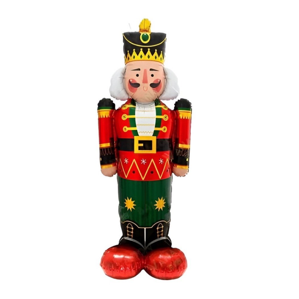 Yılbaşı 3205 Ayaklı Kurşun Asker Folyo Balon 48cm