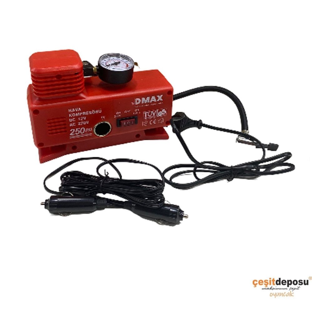 Dmax DMX4675 Çift Girişli Hava Kompresörü 12v-230w