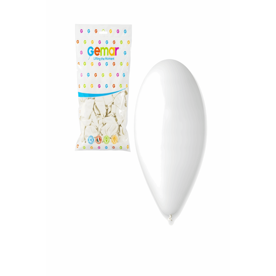 Balon Gemar Beyaz 10inch 100lü