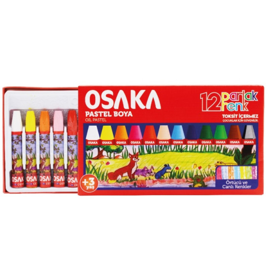 Osaka Pastel Boya12 Renk*12