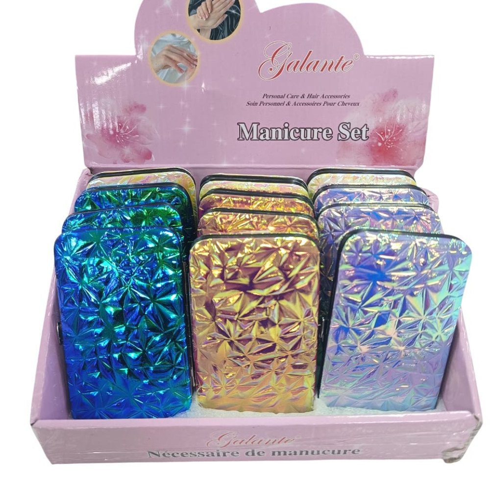 MANİKÜR SET ORTA BOY PARLAK SET*12AD