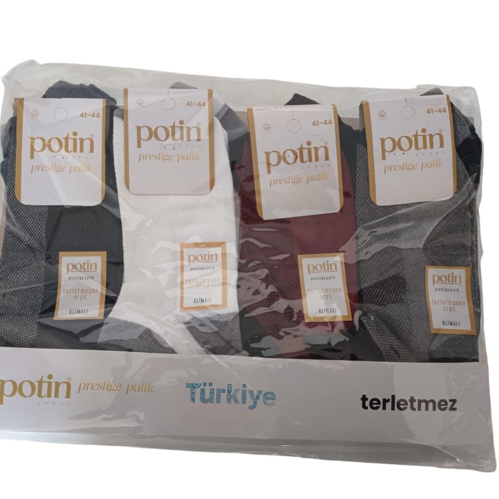 POTİN PRESTİJ PATİK ÇORAP *12ÇİFT