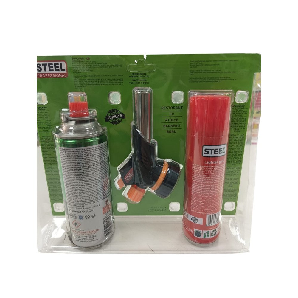STEEL 3LÜ PÜRMÜZ SETİ