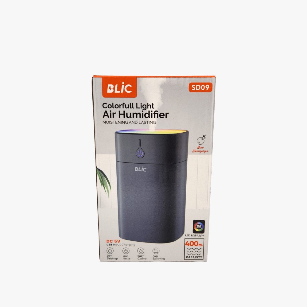 BLİC RENKLİ IŞIKLI HAVA NEMLENDİRİCİ BHW-03 SD09 400ML