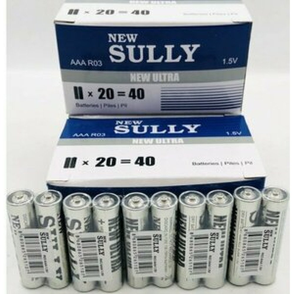 SULLY ÇELİK İNCE PİL*40