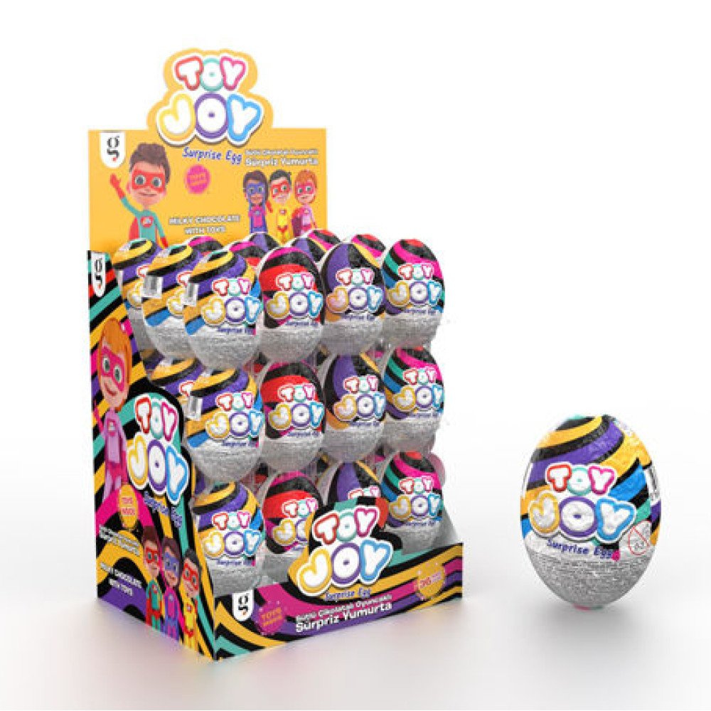 TOY JOY PLASTİK SÜPRİZ YUMURTA*24 TOY JOY PLASTİK SÜPRİZ YUMURTA*24