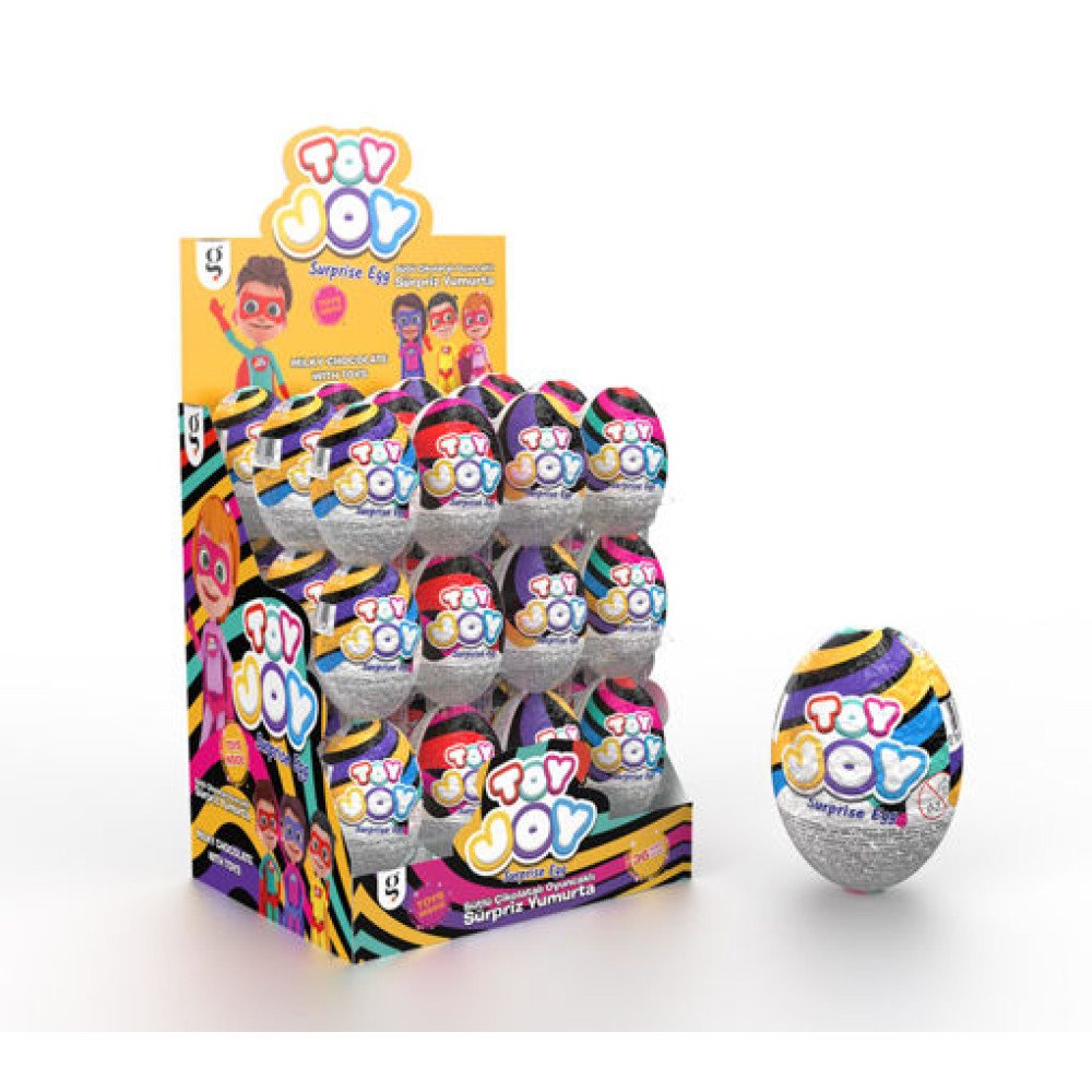 TOY JOY PLASTİK SÜPRİZ YUMURTA*24 TOY JOY PLASTİK SÜPRİZ YUMURTA*24