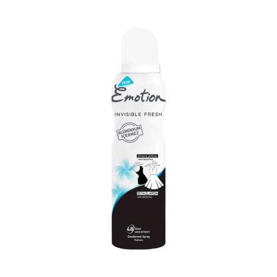 Emotion Deodorant B&W Invisible Fresh 150Ml