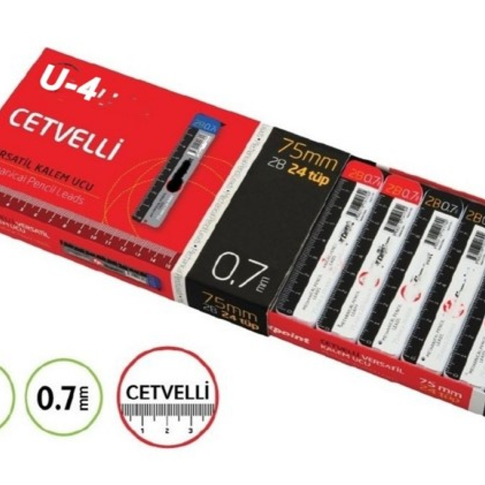U4-609 CETVELLİ VERSATİL KALEM UCU