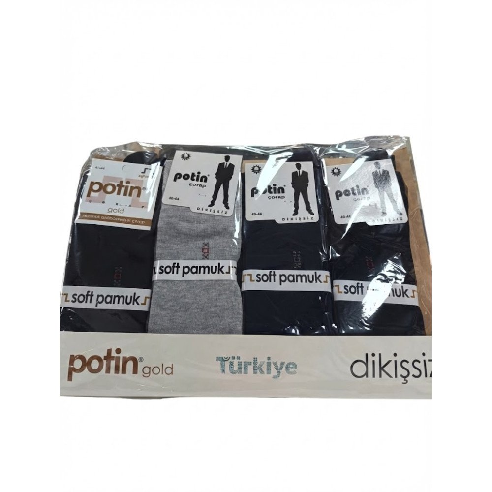 POTİN PENYE DİKİŞSİZ ERKEK ÇORABI*12