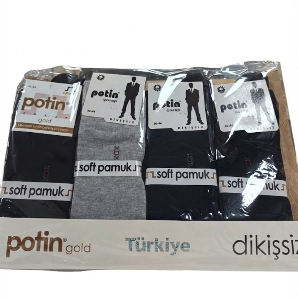POTİN PENYE DİKİŞSİZ ERKEK ÇORABI*12