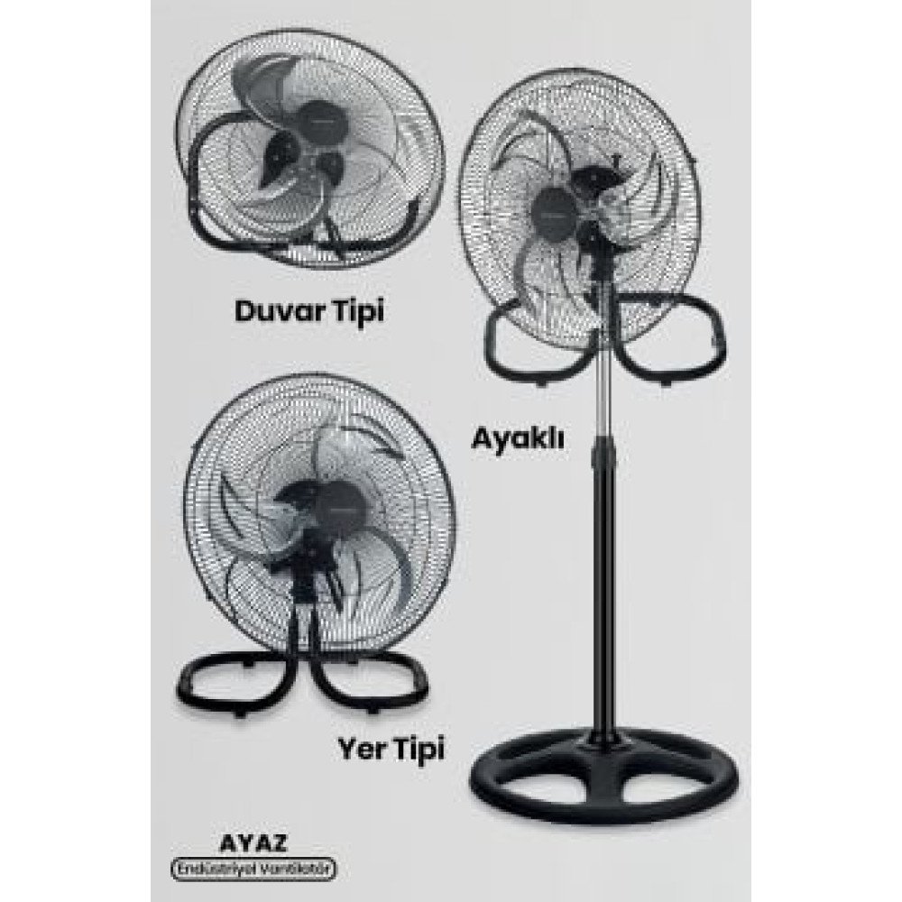 ENDÜSTRİYEL VANTİLATÖR 18"3Ü 1 ARADA ENDÜSTRİYEL VANTİLATÖR 18"3Ü 1 ARADA