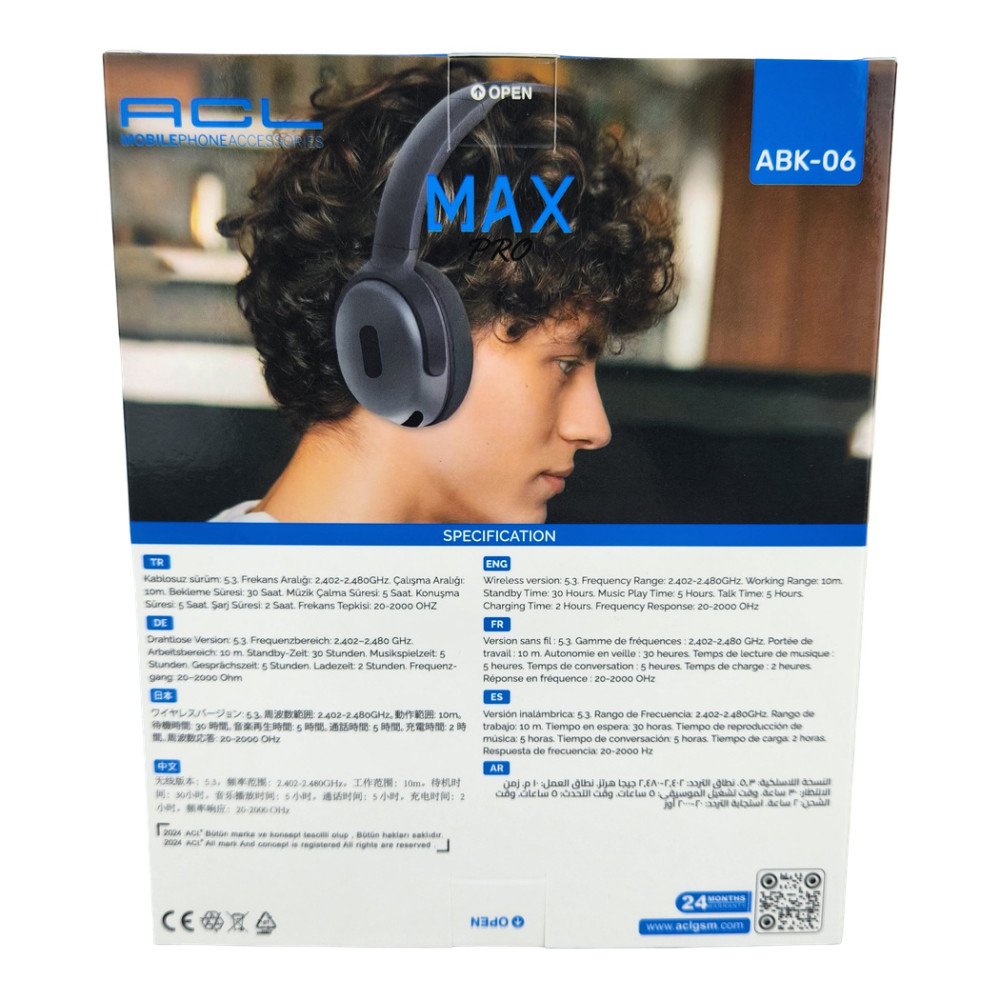 ACL Kablosuz Kulaklık V5.3 ABK-06