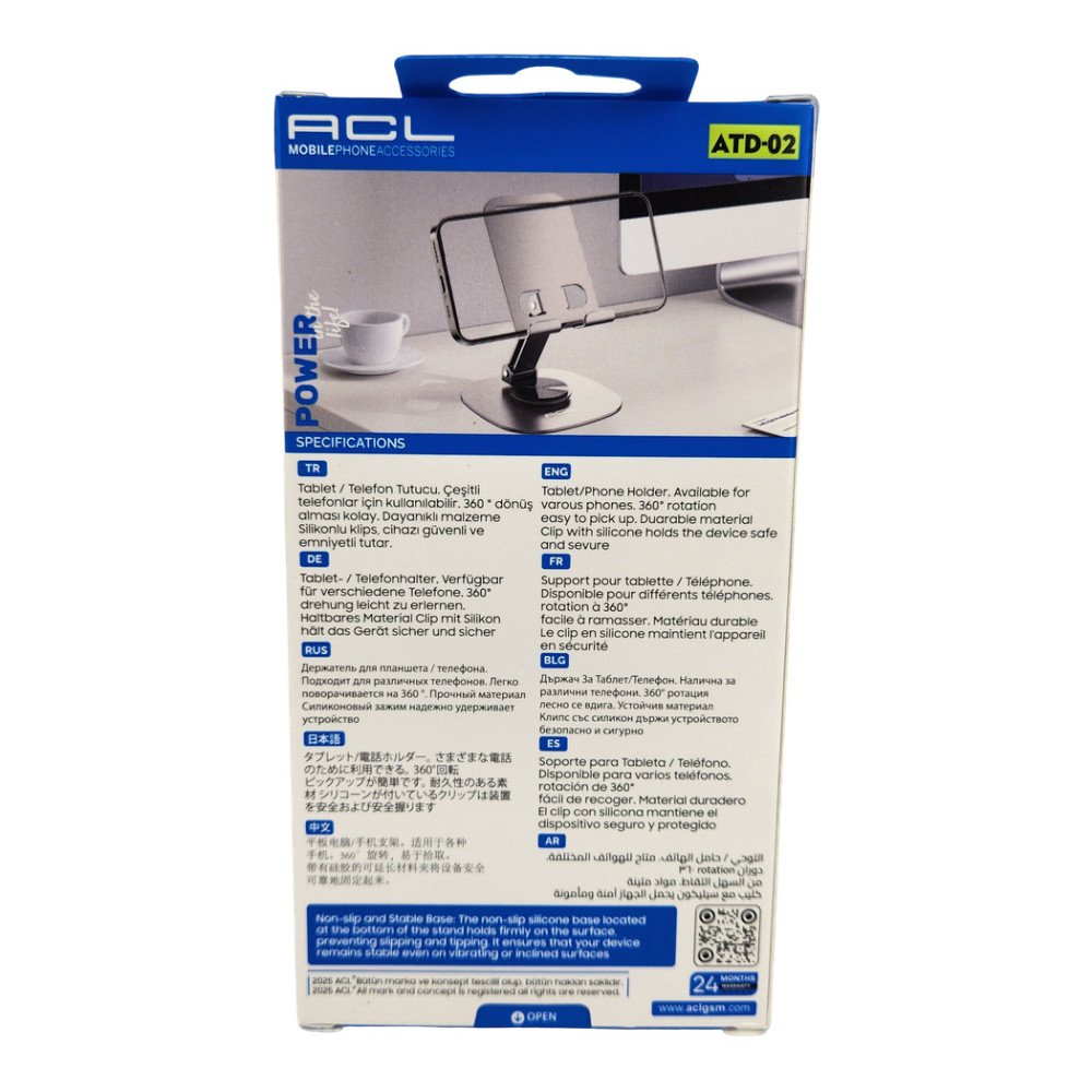ACL Metal Telefon Standı ATD-02