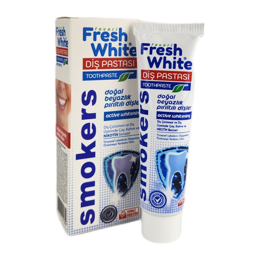 Fresh White Smokers Diş Pastası 90g x 12 Adet
