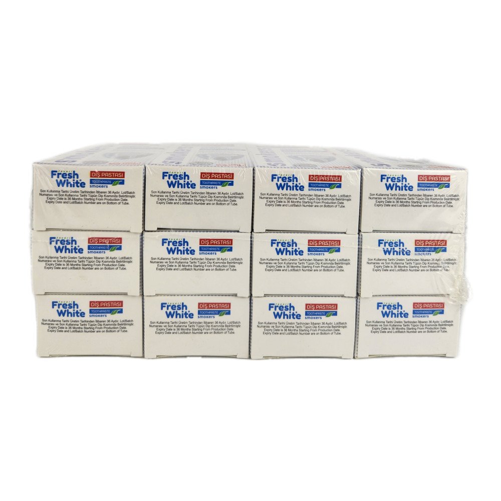 Fresh White Smokers Diş Pastası 90g x 12 Adet
