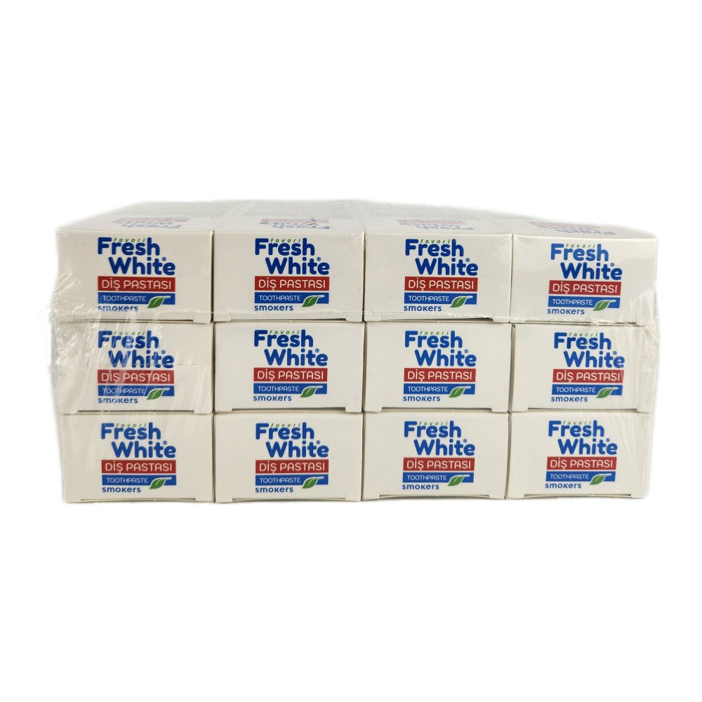 Fresh White Smokers Diş Pastası 90g x 12 Adet