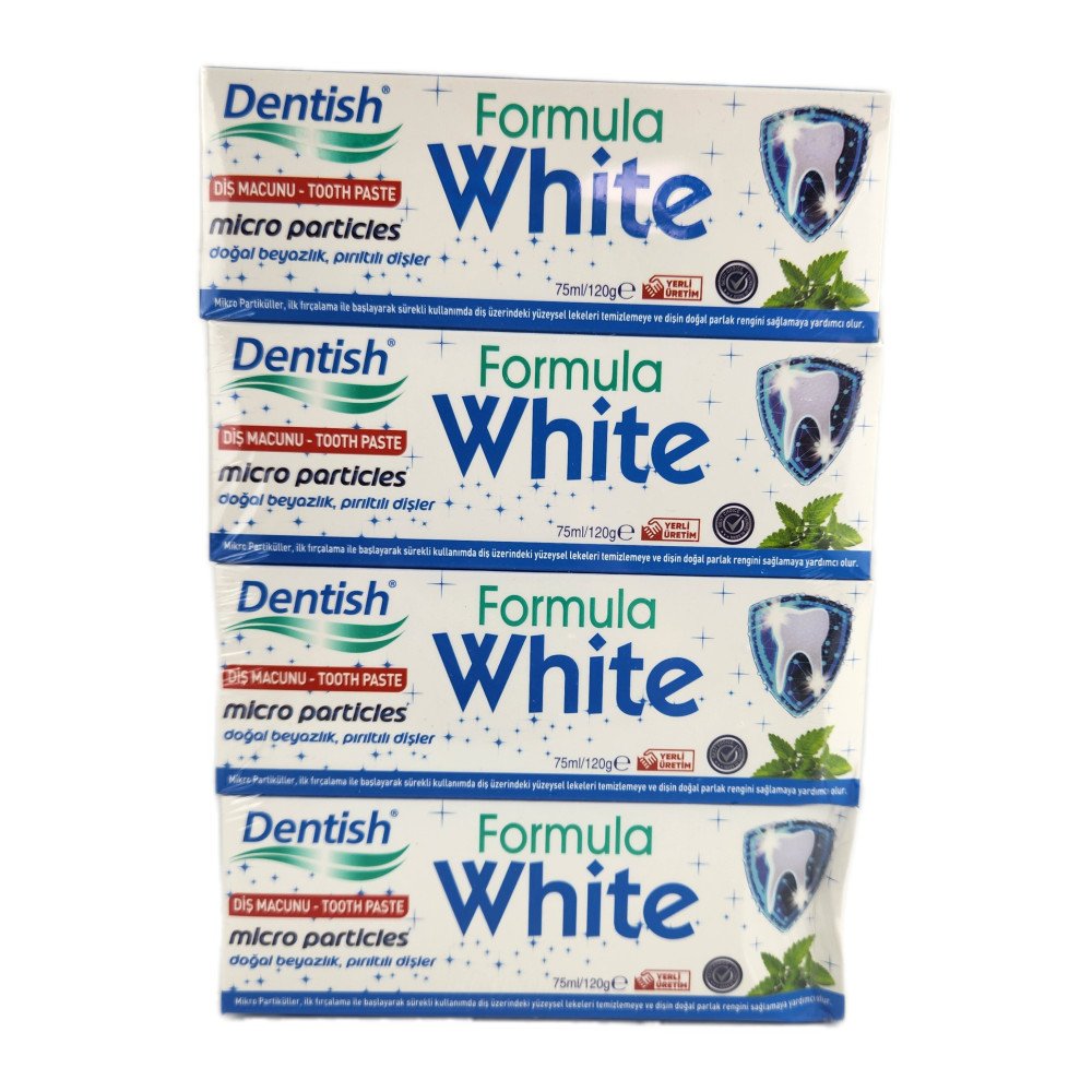 Fresh White Dentish Formula White Mikro Diş Macunu 75ml  X 12 Adet Fresh White Dentish Formula White Mikro Diş Macunu 75ml  X 12 Adet