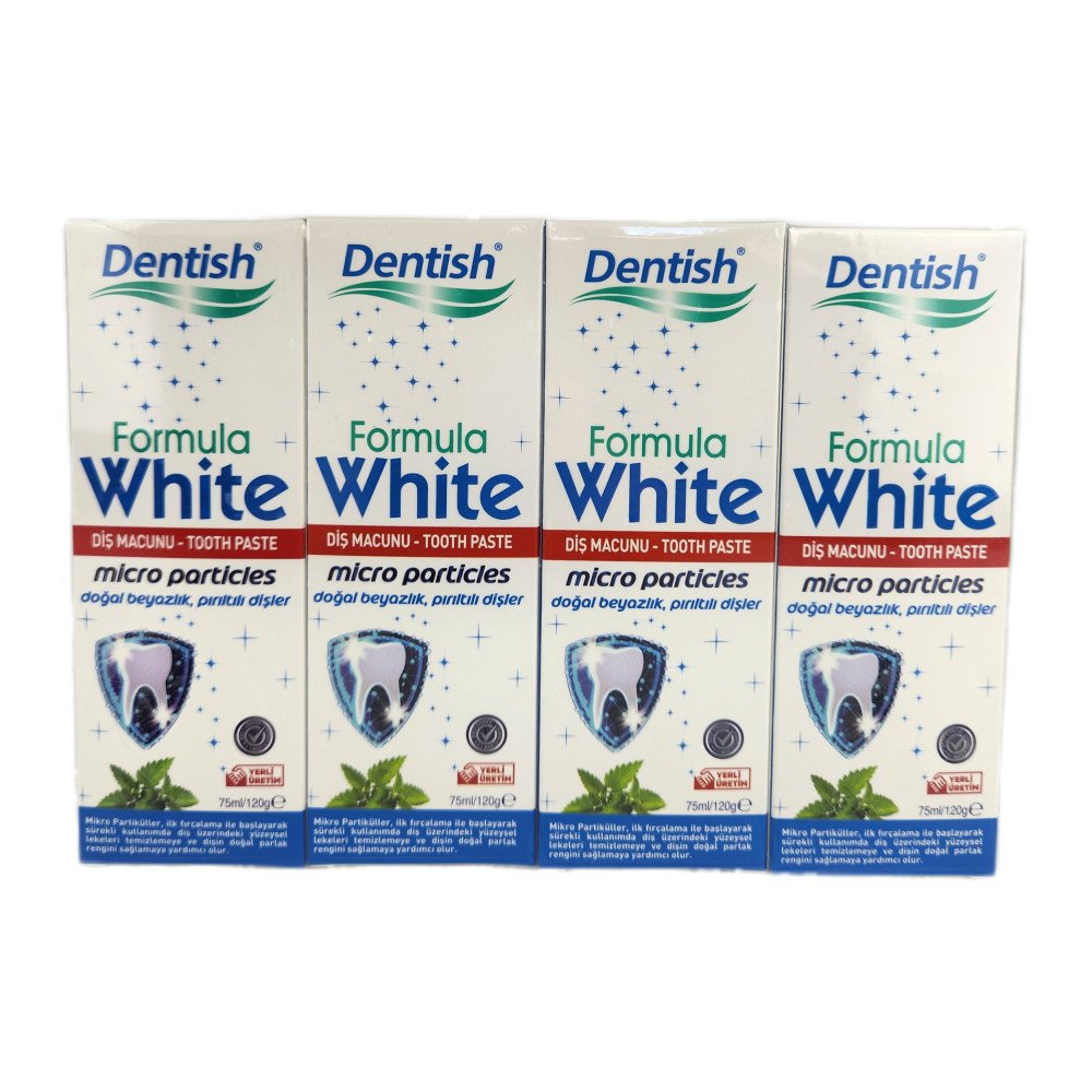 Fresh White Dentish Formula White Mikro Diş Macunu 75ml  X 12 Adet Fresh White Dentish Formula White Mikro Diş Macunu 75ml  X 12 Adet