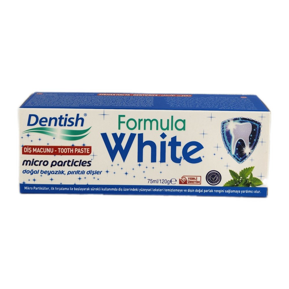 Fresh White Dentish Formula White Mikro Diş Macunu 75ml  X 12 Adet Fresh White Dentish Formula White Mikro Diş Macunu 75ml  X 12 Adet
