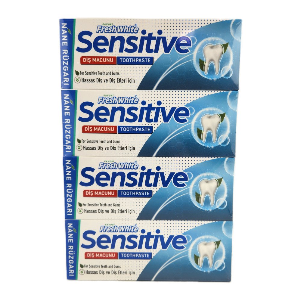 Fresh White Sensitive Hassas Dişler Naneli Diş Macunu 75ml x 12 Adet Fresh White Sensitive Hassas Dişler Naneli Diş Macunu 75ml x 12 Adet