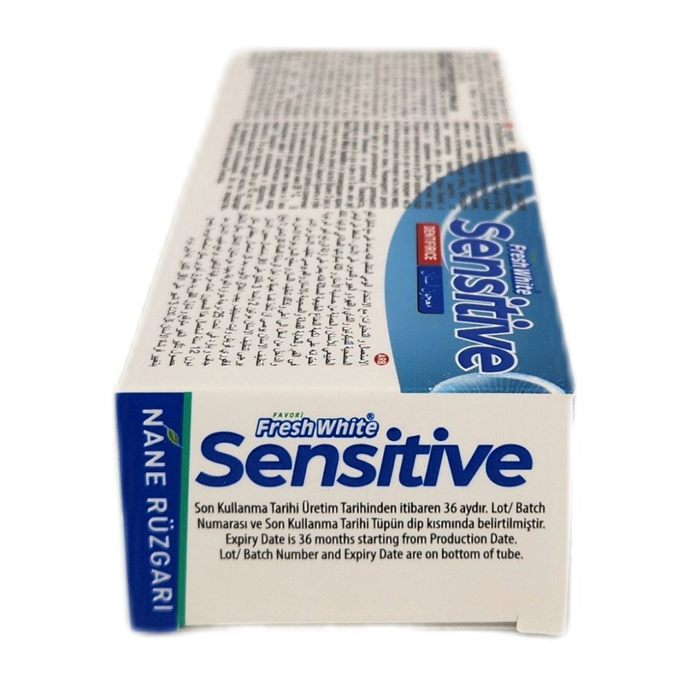 Fresh White Sensitive Hassas Dişler Naneli Diş Macunu 75ml x 12 Adet Fresh White Sensitive Hassas Dişler Naneli Diş Macunu 75ml x 12 Adet